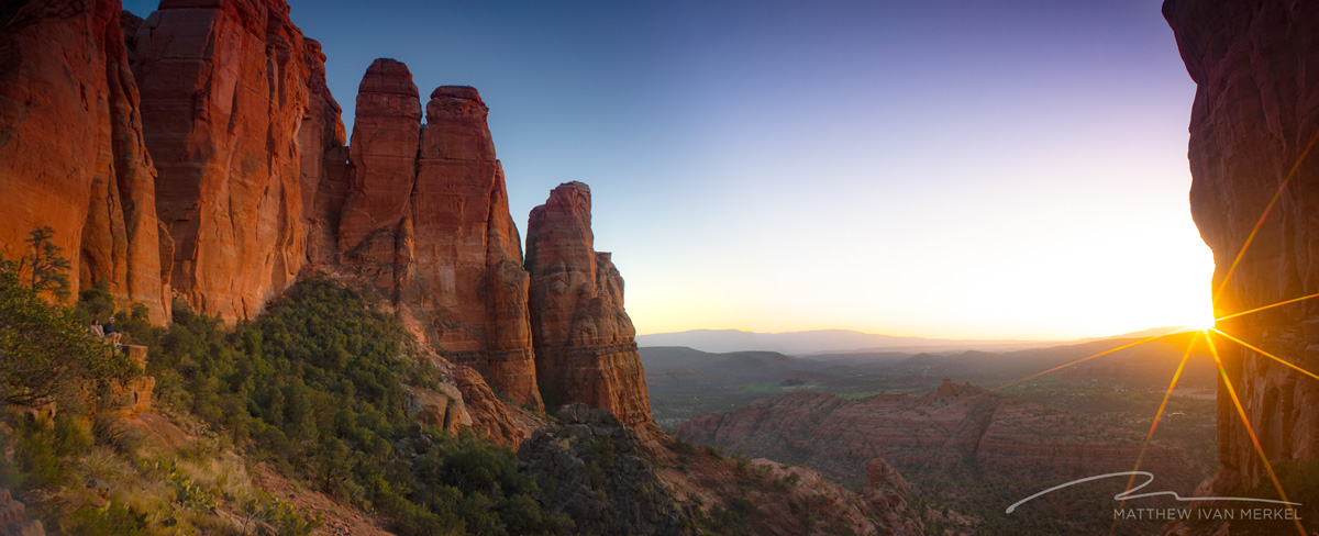 Sunset from Cathedral Rock, Sedona